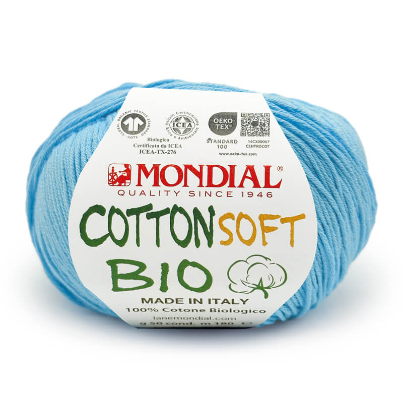 Gomitolo di cotone biologico di Lane Mondial