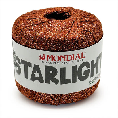 Starlight di lane mondial è un lamè dall'ottima qualità e molto lucente. colore bronzo