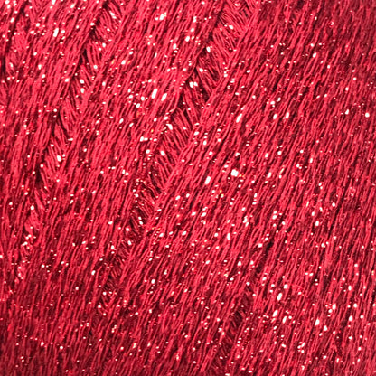 Starlight di lane mondial è un lamè dall'ottima qualità e molto lucente. colore rosso