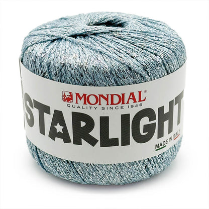 Starlight di lane mondial è un lamè dall'ottima qualità e molto lucente. colore azzurro
