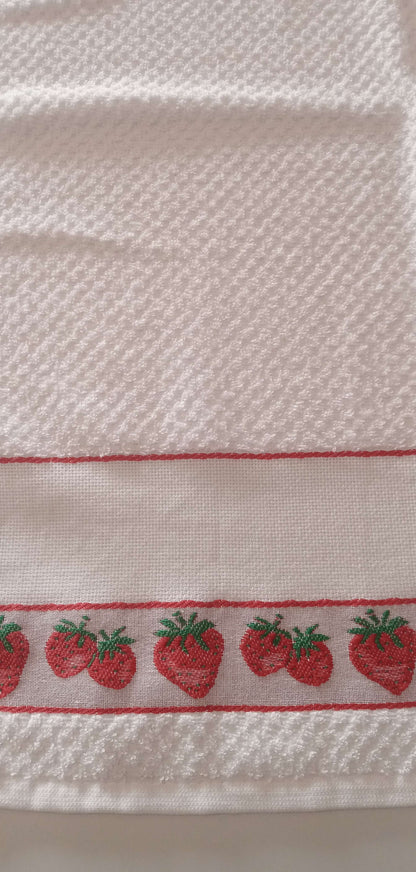 Strofinaccio da Ricamare Frutta